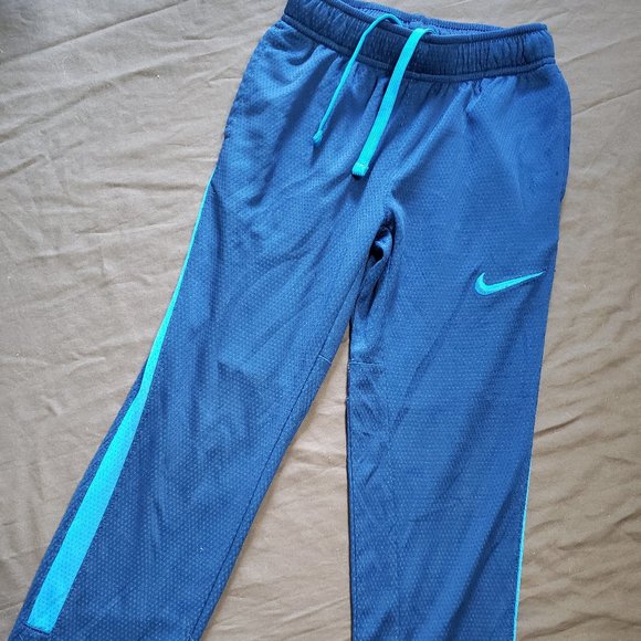 Nike Joggers Athletic Wear Elastic Waistband Drawstring Blue Colour Size 6 - Picture 1 of 4